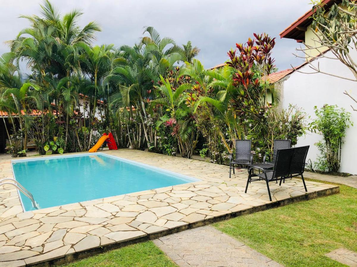 Casa De Praia Estilosa Com Piscina No Condominio-Litoral Norte Bertioga Exterior foto