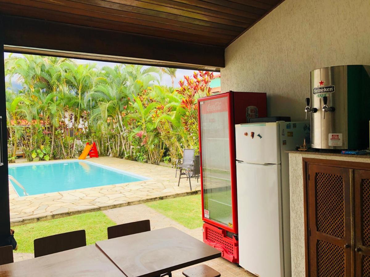 Casa De Praia Estilosa Com Piscina No Condominio-Litoral Norte Bertioga Exterior foto